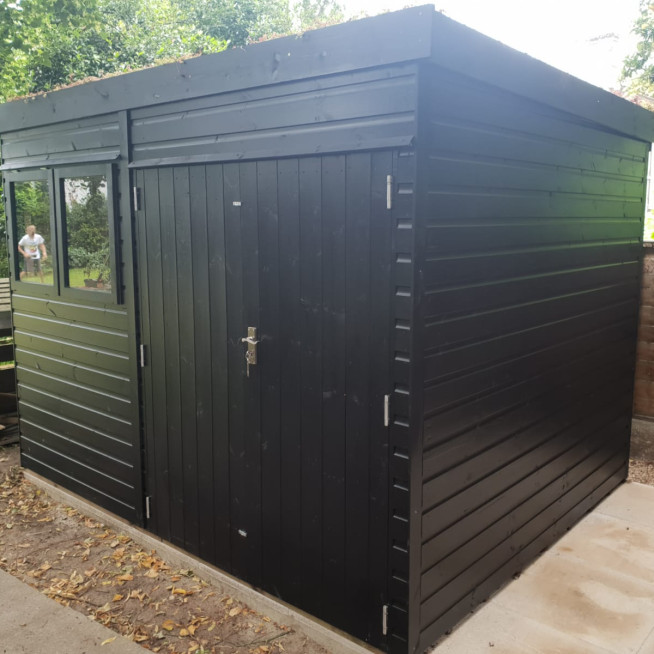 Heavy Duty Pent Workshop