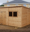 Heavy Duty Pent Workshop