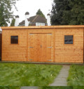 Heavy Duty Pent Workshop