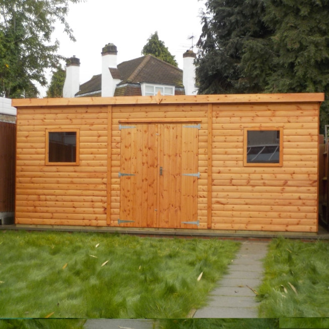 Heavy Duty Pent Workshop