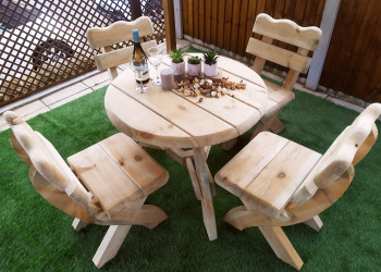 4 Seater Round Table Set