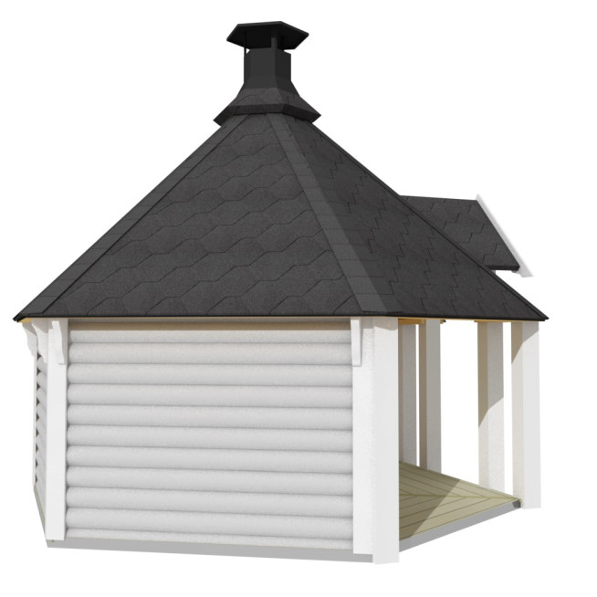 9.2sqm Open Grill Cabin