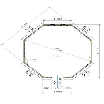 14.9sqm Grill Cabin