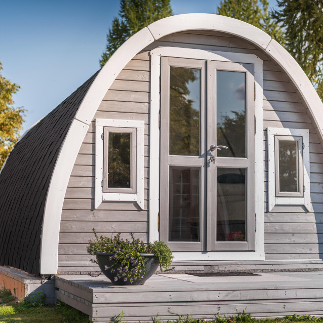 Insulated Camping Pod 3.2 x 5.9 m (without terrace)
