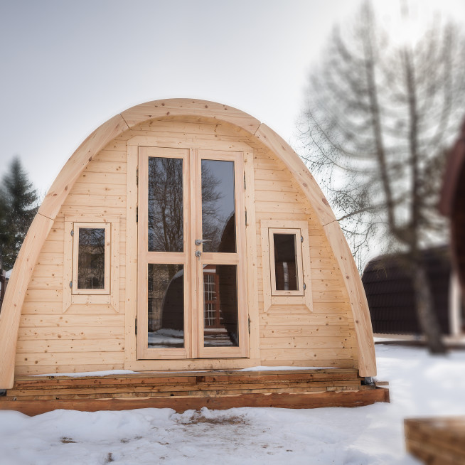 Insulated Camping Pod 3.2 x 5.9 m (without terrace)