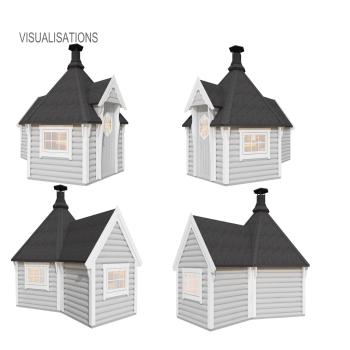 9.2sqm Grill Cabin with Extension