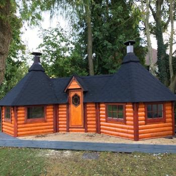 9.2sqm Grill Cabin with 9.2sqm Grill Cabin (Double)