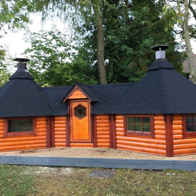 9.2sqm Grill Cabin with 9.2sqm Grill Cabin (Double)