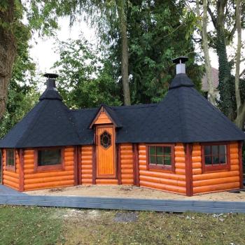 9.2sqm Grill Cabin with 9.2sqm Grill Cabin (Double)