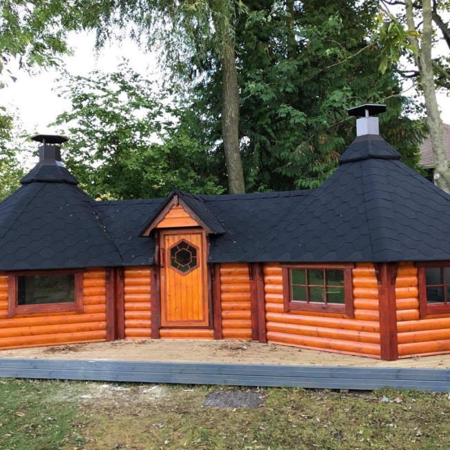 9.2sqm Grill Cabin with 9.2sqm Grill Cabin (Double)