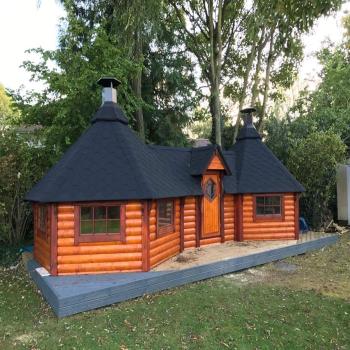 9.2sqm Grill Cabin with 9.2sqm Grill Cabin (Double)