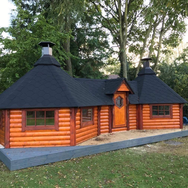 9.2sqm Grill Cabin with 9.2sqm Grill Cabin (Double)
