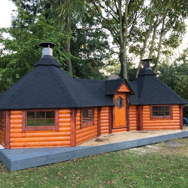 9.2sqm Grill Cabin with 9.2sqm Grill Cabin (Double)