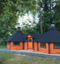 9.2sqm Grill Cabin with 9.2sqm Grill Cabin (Double)