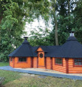 9.2sqm Grill Cabin with 9.2sqm Grill Cabin (Double)
