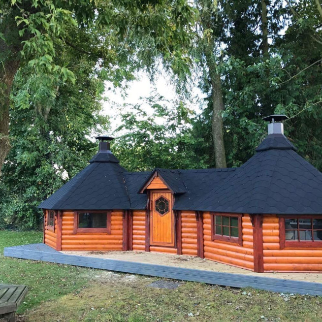 9.2sqm Grill Cabin with 9.2sqm Grill Cabin (Double)