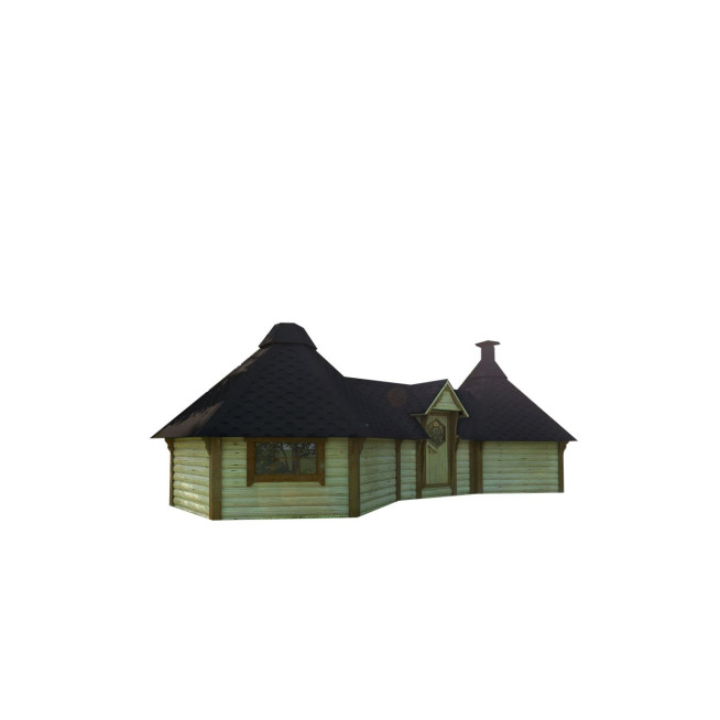 9.2sqm Grill Cabin with 9.2sqm Grill Cabin (Double)
