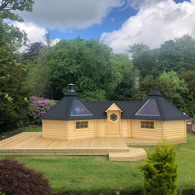 9.2sqm Grill Cabin with 9.2sqm Grill Cabin (Double)