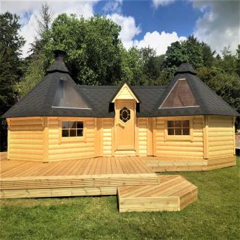 9.2sqm Grill Cabin with 9.2sqm Grill Cabin (Double)