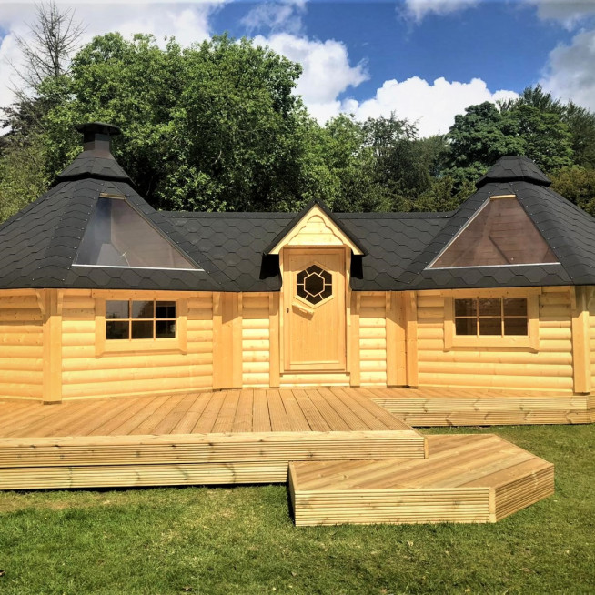 9.2sqm Grill Cabin with 9.2sqm Grill Cabin (Double)