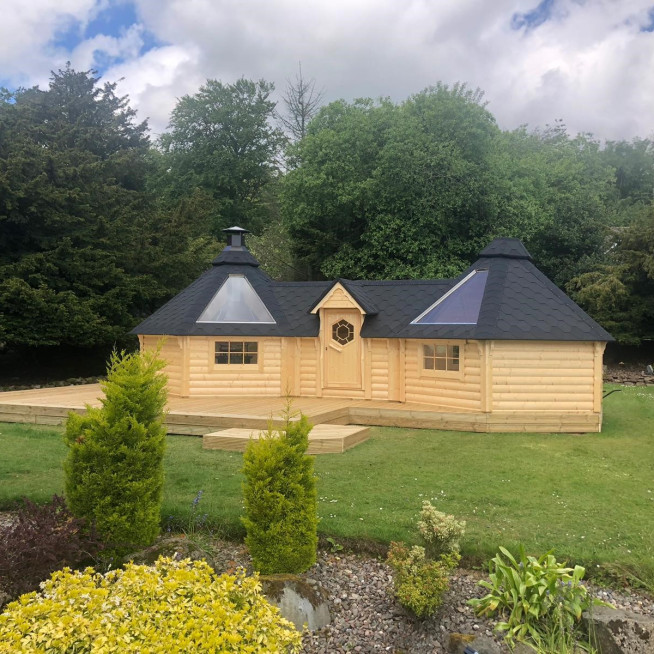 9.2sqm Grill Cabin with 9.2sqm Grill Cabin (Double)