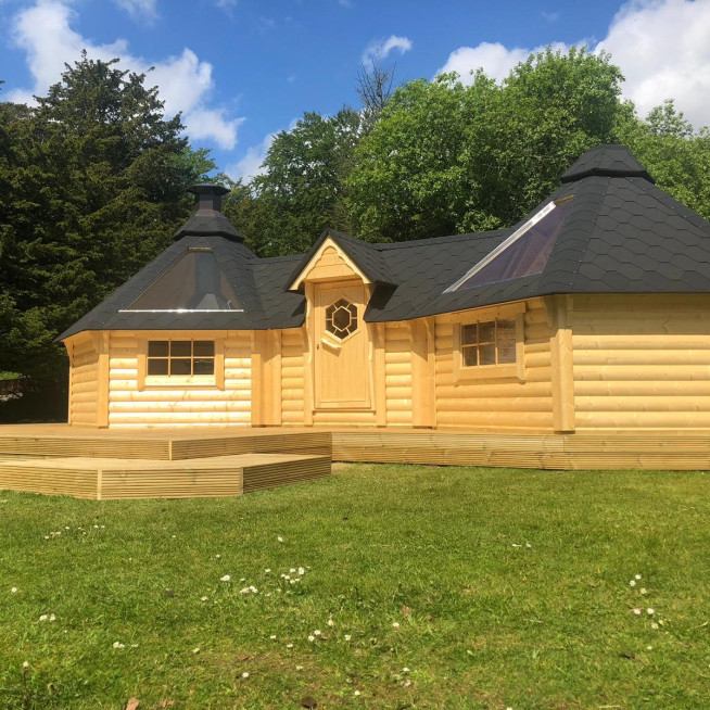 9.2sqm Grill Cabin with 9.2sqm Grill Cabin (Double)