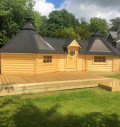 9.2sqm Grill Cabin with 9.2sqm Grill Cabin (Double)