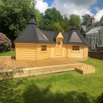 9.2sqm Grill Cabin with 9.2sqm Grill Cabin (Double)
