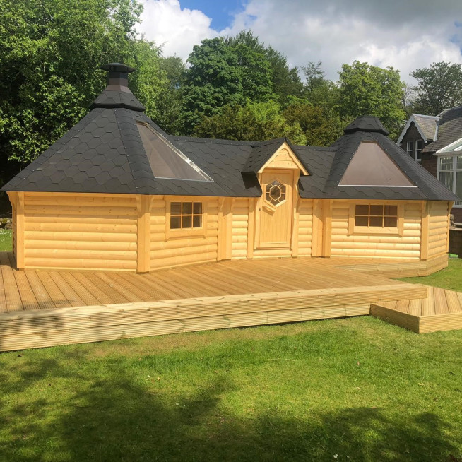 9.2sqm Grill Cabin with 9.2sqm Grill Cabin (Double)