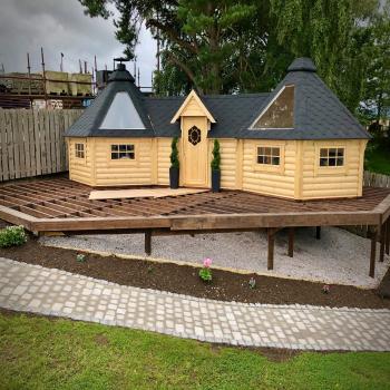 9.2sqm Grill Cabin with 9.2sqm Grill Cabin (Double)