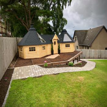9.2sqm Grill Cabin with 9.2sqm Grill Cabin (Double)