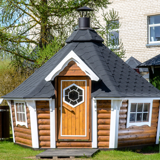 9.2sqm Grill Cabin Sloping Walls