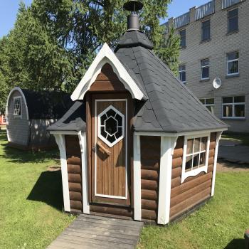 9.2sqm Grill Cabin Sloping Walls