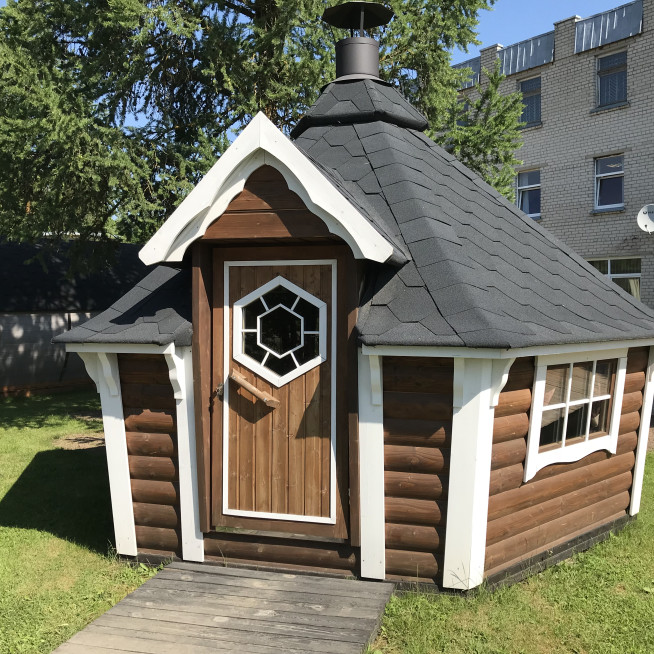 9.2sqm Grill Cabin Sloping Walls