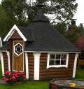 9.2sqm Grill Cabin Sloping Walls