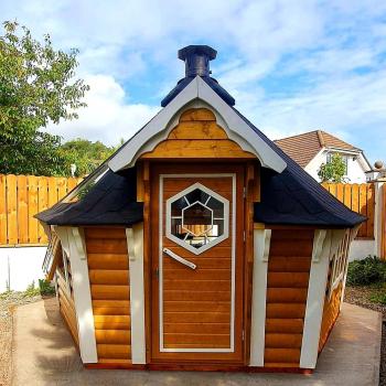 9.2sqm Grill Cabin Sloping Walls