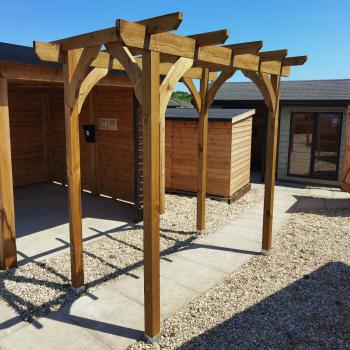 Mono Pitch Pergola | Softwood