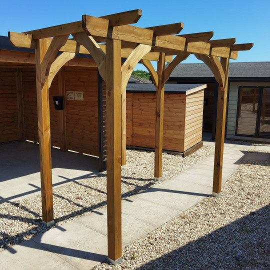 Mono Pitch Pergola | Softwood