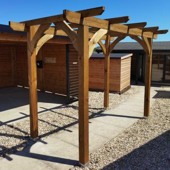 Mono Pitch Pergola | Softwood