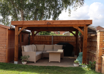 Mono-pitch Gazebo Softwood