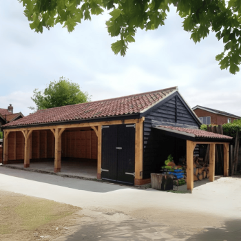 Four Bay Cart Lodge