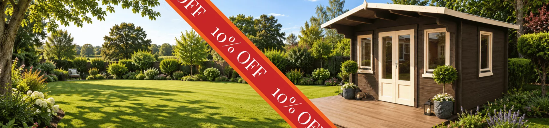 SAVE 10% ON LOG CABINS
