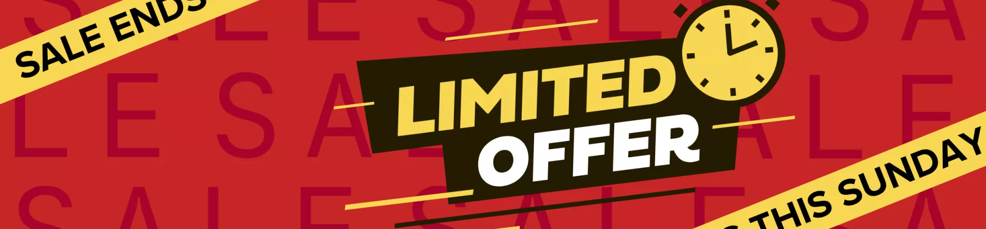 SALE ENDS THIS SUNDAY