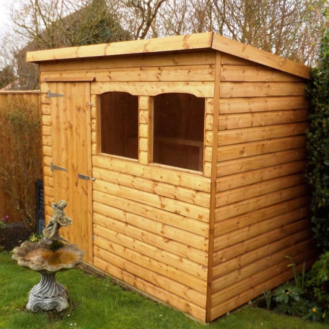 PENT GARDEN SHED