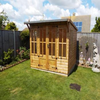 A PENT SUMMERHOUSE