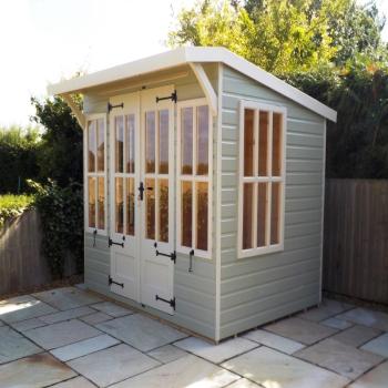 A PENT SUMMERHOUSE