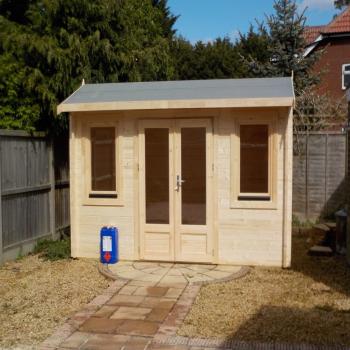 BIRCH LOG CABIN