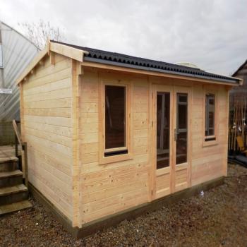BIRCH LOG CABIN